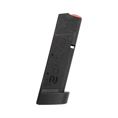 Amend2 A2 Black Polymer 15-Round Magazine Compatible with SIG Sauer P320 Compact 9mm