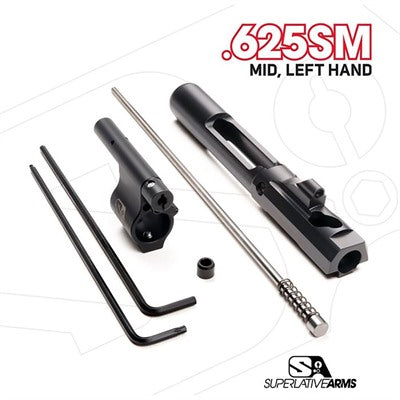 AR-15 .625" Gas Block Adjustable Piston System Left Hand
