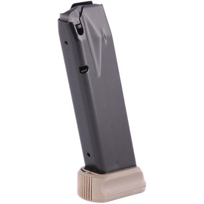 TP9/METE SFX Full-Size 9mm Luger Magazine 18rd with +2 Floor Plate FDE