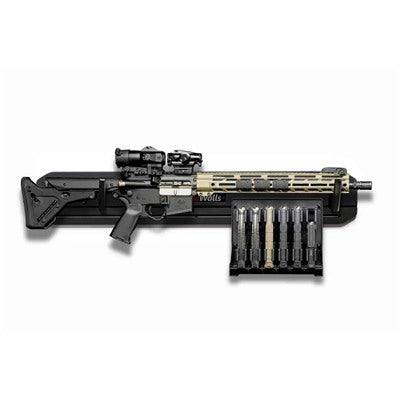 MinMod AR-15 Rail Storage Rack with Mag Pack Hanger