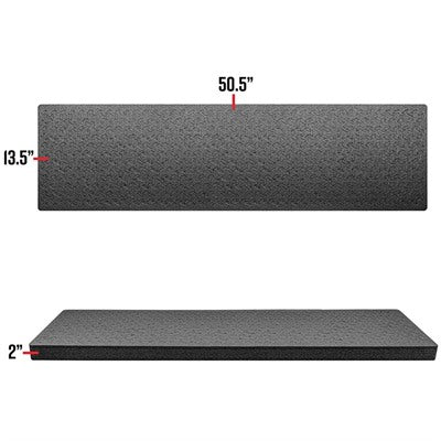 Replacement RAGAR Foam Insert 50.5" x 13.5" for Hard Rifle Case