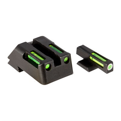 Tritium H3 LiteWave Front Sight Orange Ring Set with Green LitePipes