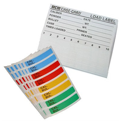 Reloading Load Labels Ammo Identification