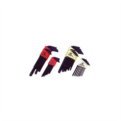 Balldriver Hex Key Wrench Set with L-Handle