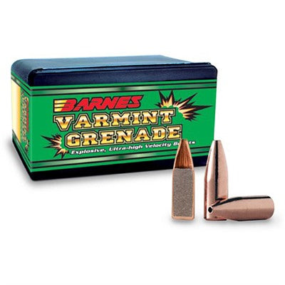 Varmint Grenade 20 Caliber .204" Flat Base Reloading Bullets