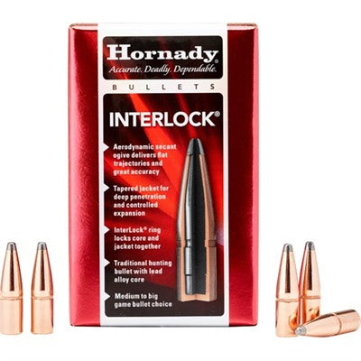 Hornady InterLock 35 Caliber (0.358") Soft Point Bullets