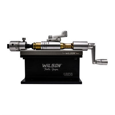 Wilson Stainless Case Trimmer Kit Micro-Adjust Stop - 50 BMG with Case Holder Stand & TiN Cutter