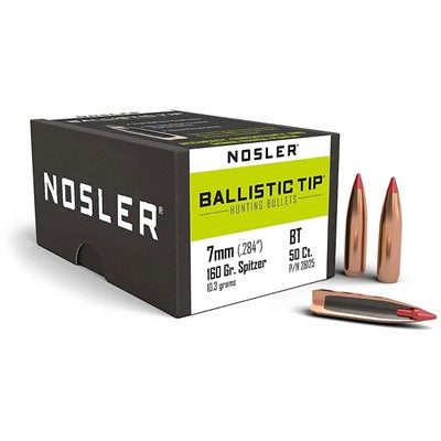 Nosler 7mm 160 Grain Ballistic Tip Reloading Bullet