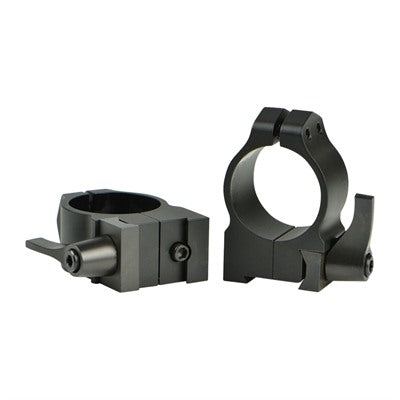 Warne CZ 527 1 Inch High Ring Set Black