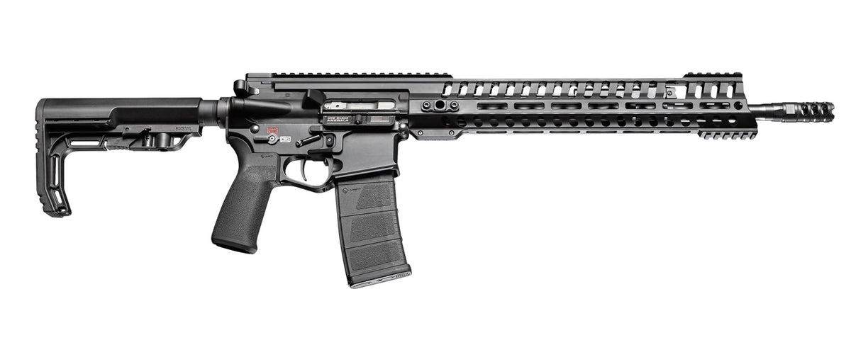 Patriot Ordnance Factory 01143 P415 Edge 223 Rem,5.56x45mm NATO 16.50" 30+1 Black Hard Coat Anodized 6 Position MFT Stock