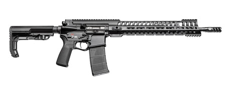 Patriot Ordnance Factory 01143 P415 Edge 223 Rem,5.56x45mm NATO 16.50" 30+1 Black Hard Coat Anodized 6 Position MFT Stock