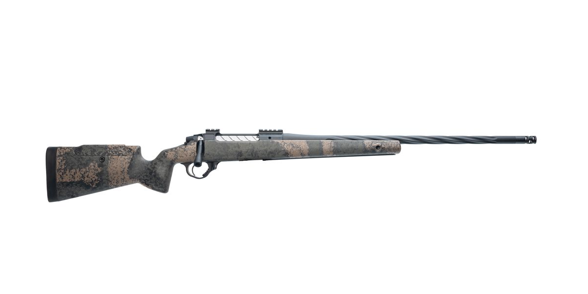 Seekins Precision 0011710285-F Havak PH3 300 Win Mag 26" Black Fluted Threaded Barrel, Black Picatinny Rail Steel Receiver, Adj Cheek Riser Woodland Shadow Synthetic Stock