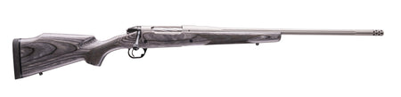 Bergara Rifles BPR40-65CM Premier Platinum Stalker Full Size 6.5 Creedmoor 5+1 20" Titanium Cerakote Fluted Threaded Barrel, Titanium Cerakote Stainless Steel Drilled & Tapped Receiver, Gray Pepper Fi
