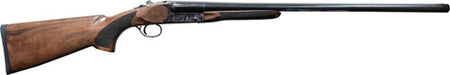 Pointer FT61228HT FT6 Full Size 12 Gauge Break Open 3" 2rd 28" Blued Side By Side Barrel, Color Case Hardened Steel Receiver, Fixed Walnut Stock, Ambidextrous