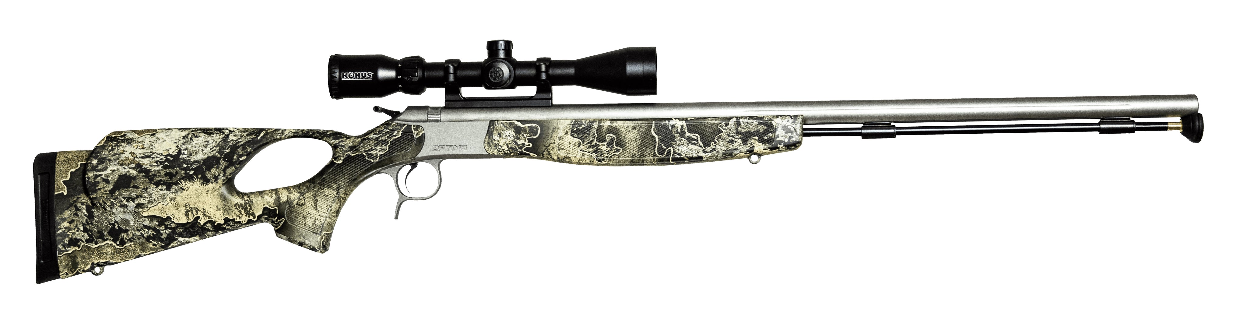 Thumbhole Stock and Scope Package SS/Realtree for CVA Optima V2/LR .50 Cal