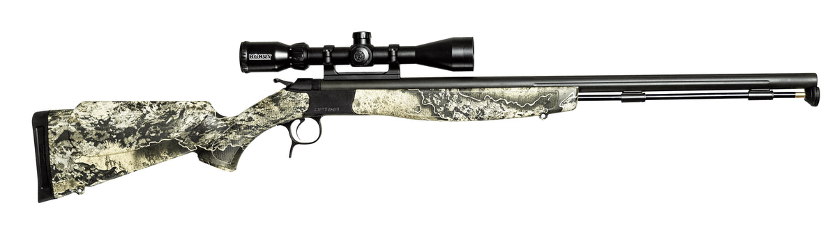 Muzzleloader Stock and Konus 3-9x40 Scope Package CVA Optima V2 .50 Cal Realtree