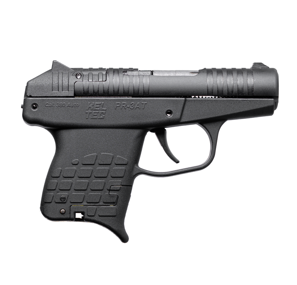 Kel-Tec PR3ATBLK10 PR-3AT Compact Frame 380 ACP 10+1 2.85" Black Rotating Barrel Shroud, Black Polymer Frame