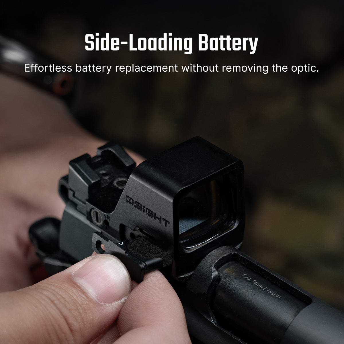 Osight C Compact Multi-Reticle System 3 MOA Dot 32 MOA Circle Red Dot Sight