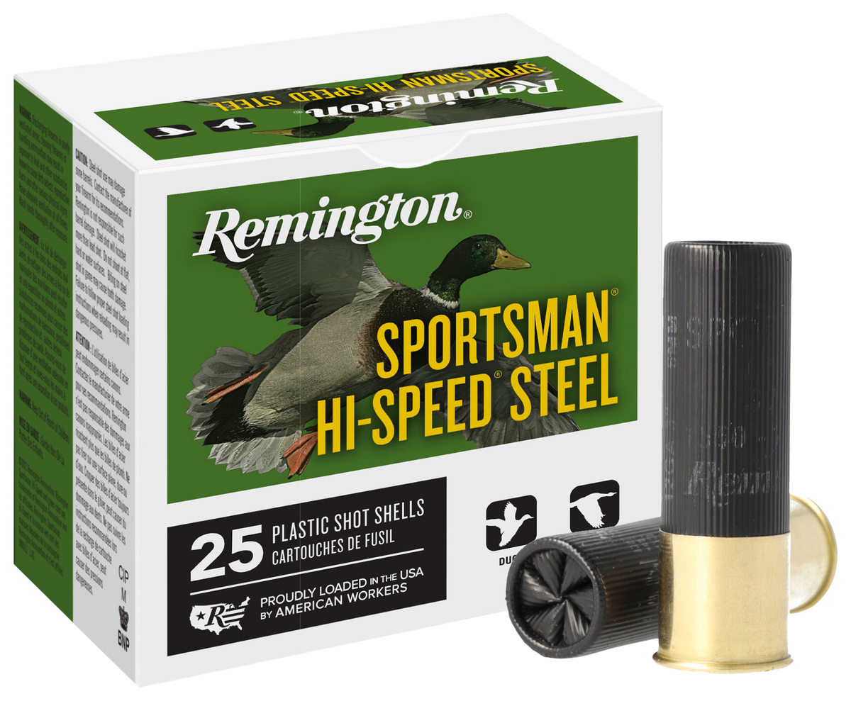 Remington 20991 Sportsman Hi-Speed Steel 12 Gauge 3 1-1/4oz #4 1400 fps