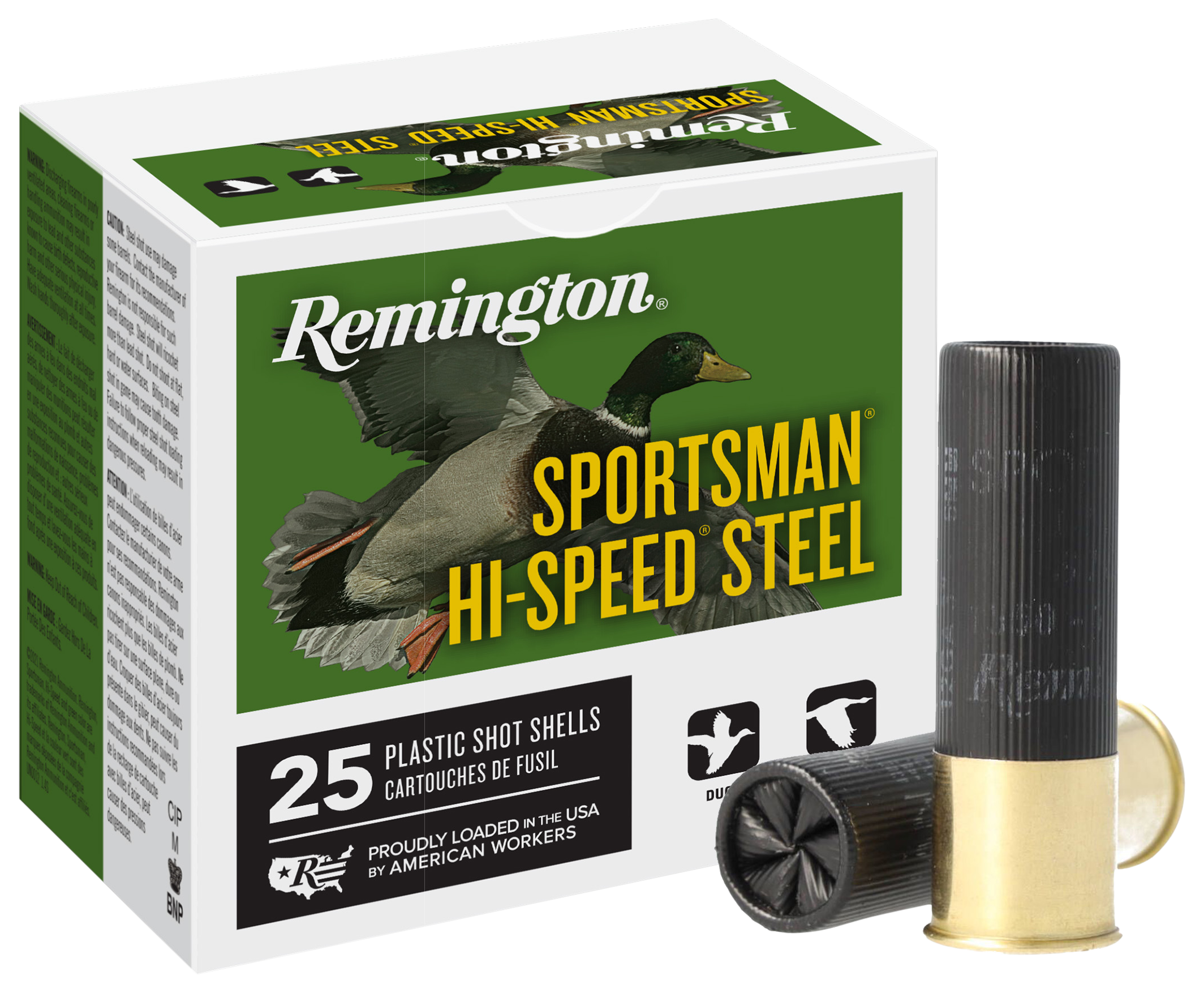 Remington 20991 Sportsman Hi-Speed Steel 12 Gauge 3 1-1/4oz #4 1400 fps