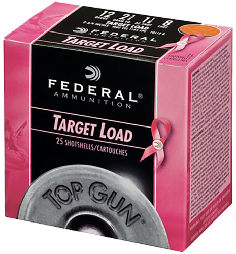 Federal Top Gun Pink Edition Load 12 Gauge 2.75 in. 1 1/8 oz. 8 Shot 25 rd.