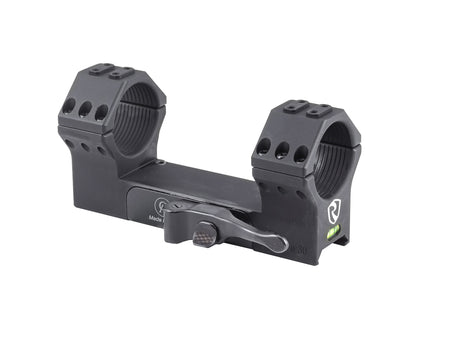 Matte Black 34mm QD 0 MOA Picatinny Optic Mount
