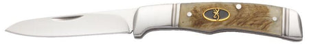 Browning Joint Venture 3" Blade Pocket Knife with Jigged Sheep Horn Handle