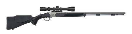 Traditions Vortek StrikerFire 50 Cal VAPR Twist Muzzleloader Black Synthetic Stock 3-9x40mm Duplex Scope Package