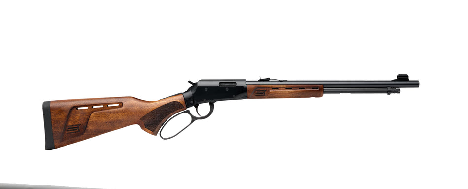 Savage Arms 46120 Revel Deluxe Full Size 22 WMR 9+1 18" Black Satin Threaded Barrel, Black Cerakote Drilled & Tapped Aluminum Receiver, Satin Walnut Fixed Stock, Right Hand