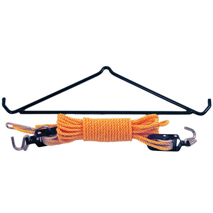 River's Edge Game Gambrel Hoist Combo 500 lb Self-Locking for Deer Antelope Elk