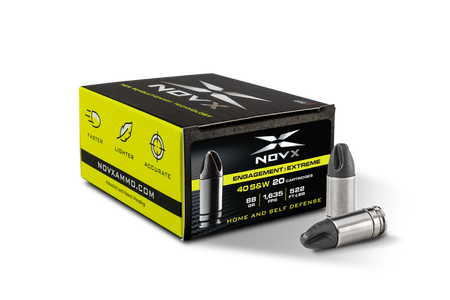 NovX Engagement Extreme Lead Free .40 S&W 88 grain SP ammunition