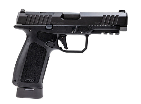 Rost Martin RM1FBLKOSP RM1F 9mm Luger 17+1 19+1 4.50" Black Match Grade Barrel Black Nitron Steel Optic Ready/Serrated Slide Black Polymer Frame w/Picatinny Rail Interchangeable Backstrap Grip RMR Fo