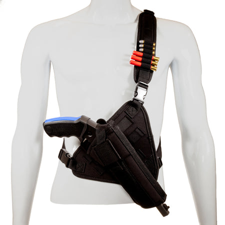 Rossi SSPB9-BKKIT Brawler 45 Colt (LC)/410 Gauge 1rd 9", Black, Textured Rubber Grips, Optics Mount, Include Holster