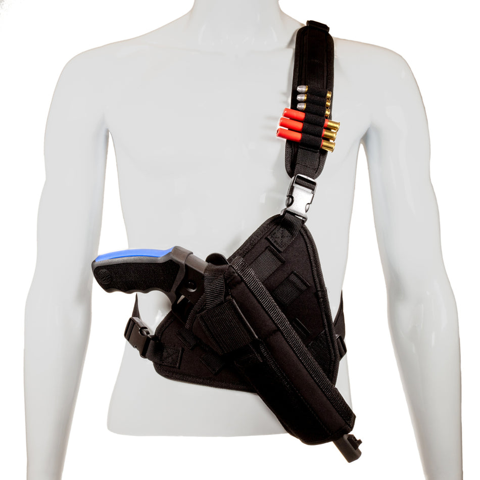 Rossi SSPB9-BKKIT Brawler 45 Colt (LC)/410 Gauge 1rd 9", Black, Textured Rubber Grips, Optics Mount, Include Holster