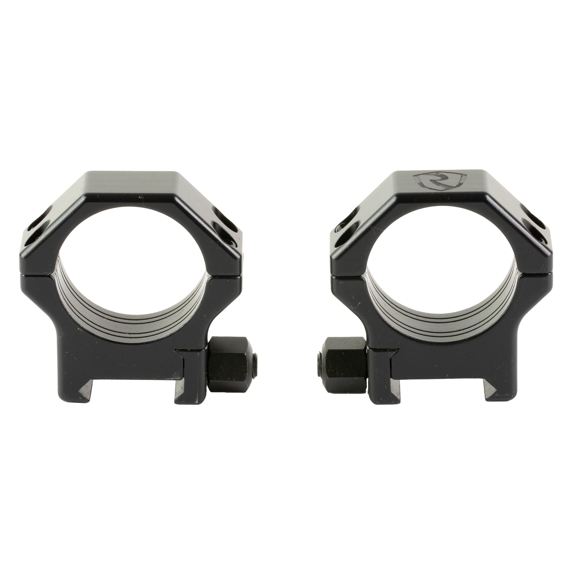 Riton Optics 30mm Picatinny Scope Rings, Contessa Hardened Steel, 8mm Height, Black XRC308S23