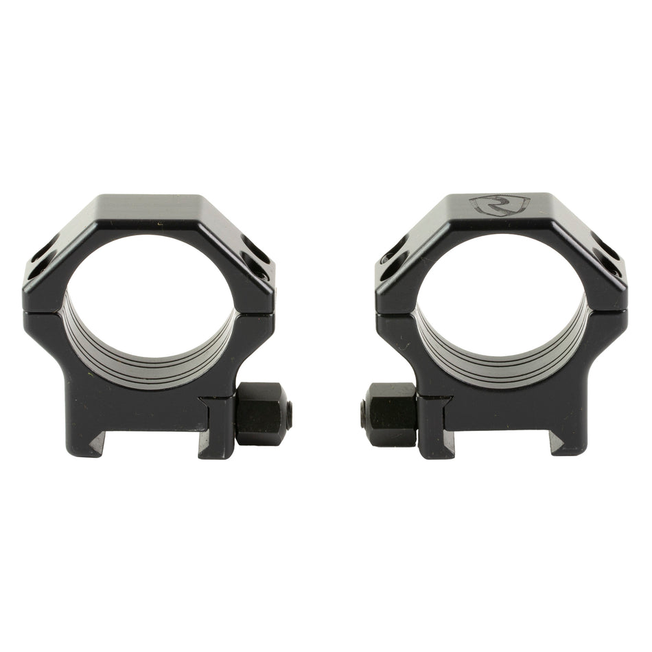 Riton Optics 30mm Picatinny Scope Rings, Contessa Hardened Steel, 8mm Height, Black XRC308S23