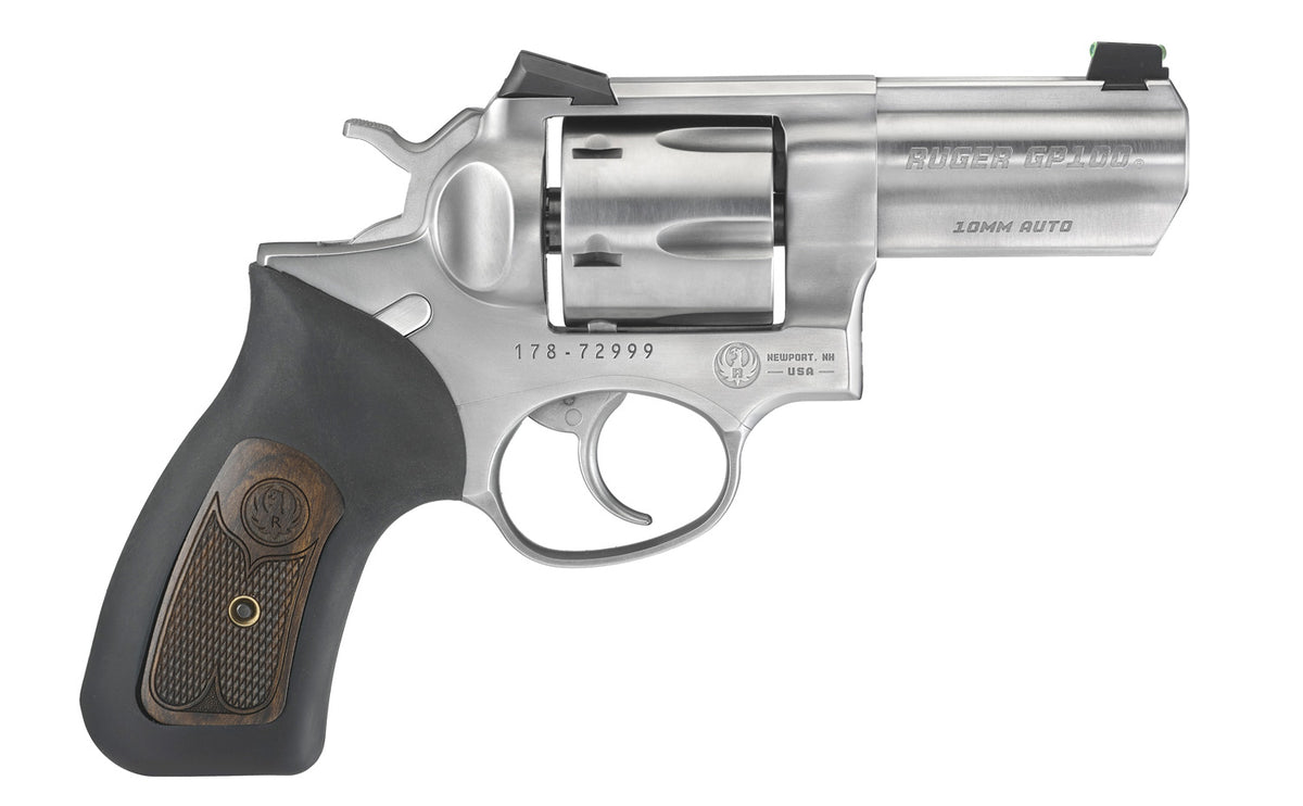 GP100 WILEY CLAPP 10MM 3" SS 1780 NOVAK SIGHTS