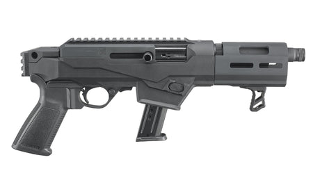 Ruger 29100 PC Charger 9mm Luger 6.50" Threaded Barrel 17+1, Black Hard Coat Anodized Finish, Glass-Filled Polymer Chassis, Takedown Stock, 7075-T6 Aluminum Picatinny Rail, Optics Ready