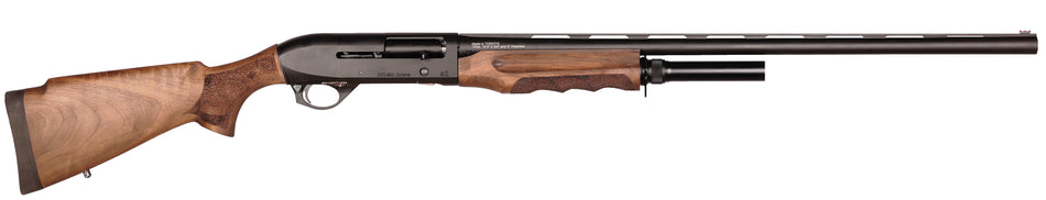 Four Peaks Imports 12075 AKSA Arms S2 12 Gauge 3" 5+1 28" Chrome Plated 7075-T6 Aluminum Receiver Wood Stock