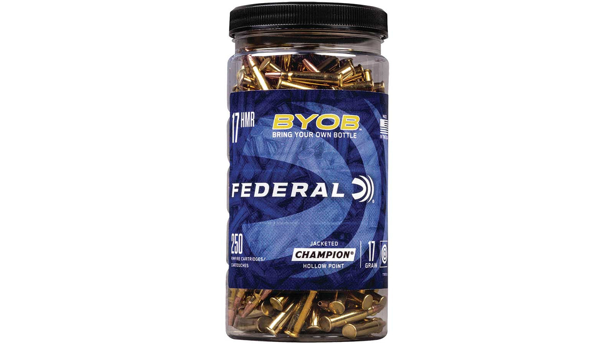 Federal Champion Training BYOB Speer TNT Jacketed Hollow Point 17 Grain .17 HMR 2530 fps