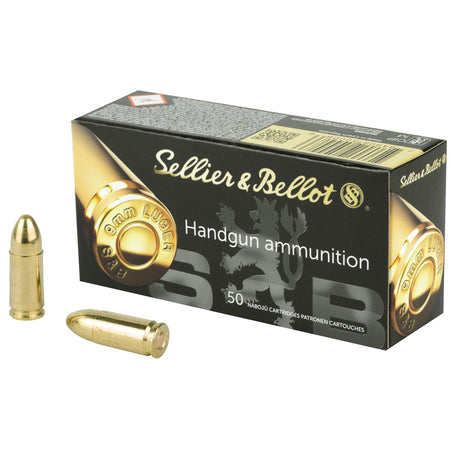Sellier and Bellot 9mm Luger  Range Ammunition  115gr FMJ