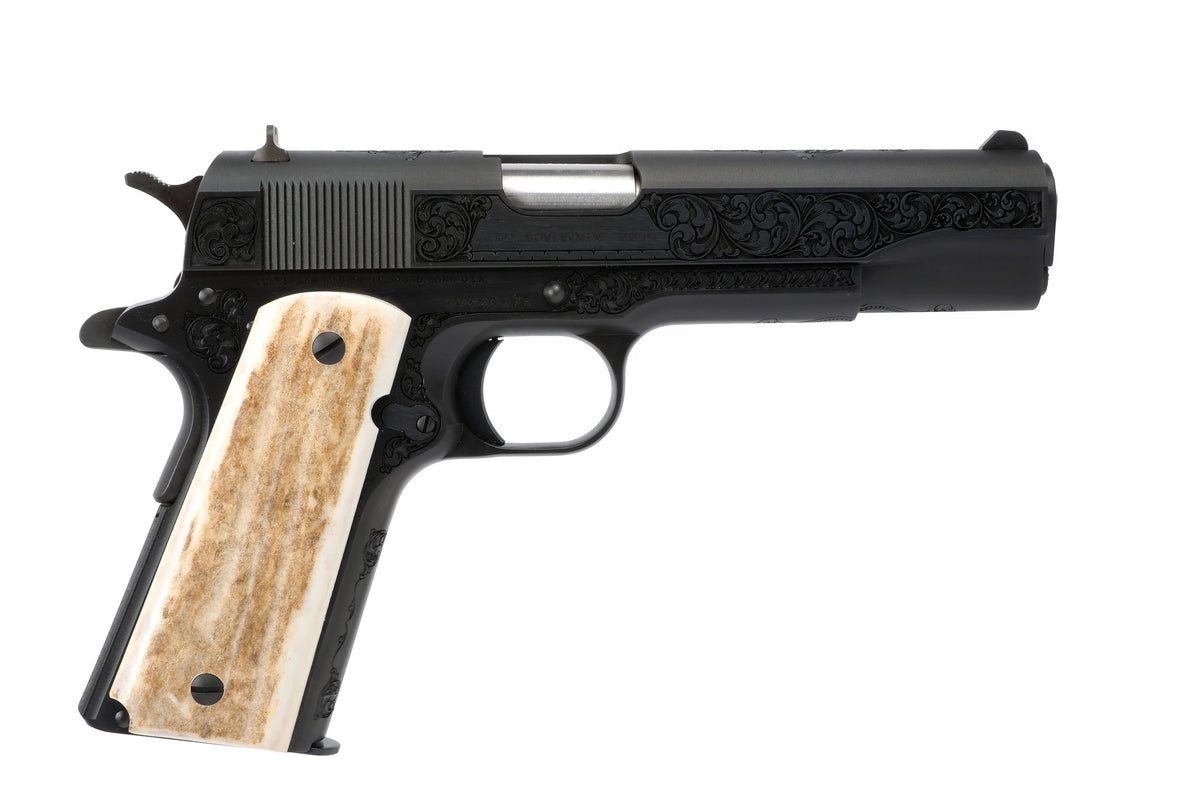 GOV'T CLASSIC 45ACP ENG/STAG # TYLER GUNWORKS PREMIER GRADE
