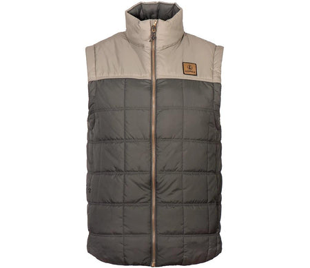 Santiam Lightweight Insulated Vest Gunmetal/Shadow Tan M