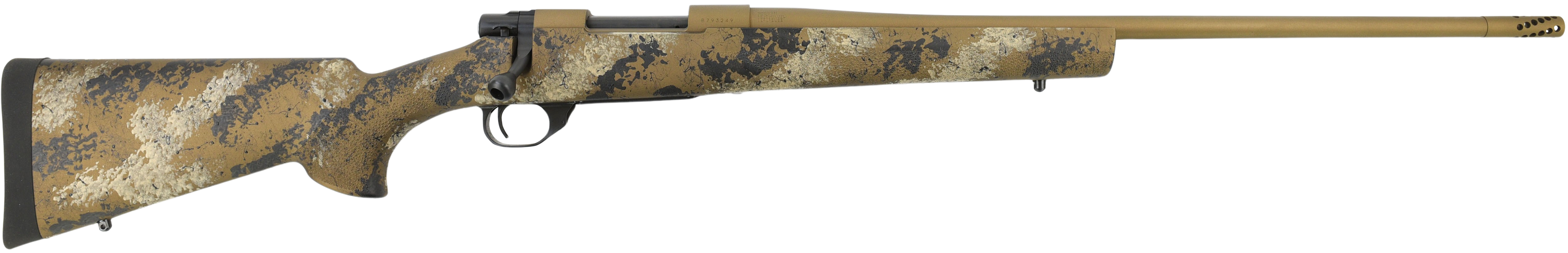 Howa HFN65CRSE 1500 Fence Line 6.5 Creedmoor 4+1 22" Flat Dark Earth Cerakote Threaded Barrel, Flat Dark Earth Cerakote Aluminum Drilled & Tapped Receiver, Scorched Earth Camo Fixed Synthetic Stock, R