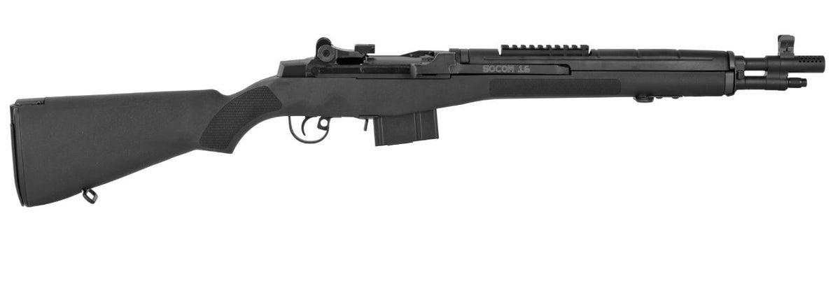 Springfield Armory AA9626 M1A SOCOM 16 308 Win/7.62x51mm 10+1 16.25" Black Parkerized Steel Barrel, Black Parkerized Picatinny Rail Steel Receiver, Black Synthetic Fixed Stock