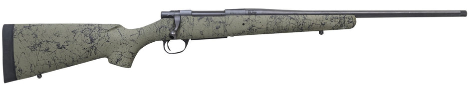 Howa HHSSL708ODG 1500 Superlite Gen2 Full Size 7mm-08 Rem 3+1 20" Black Threaded Barrel, Matte Blue Steel Drilled & Tapped Receiver, OD Green w/Black Webbing HS Precision Synthetic Stock, Right Hand