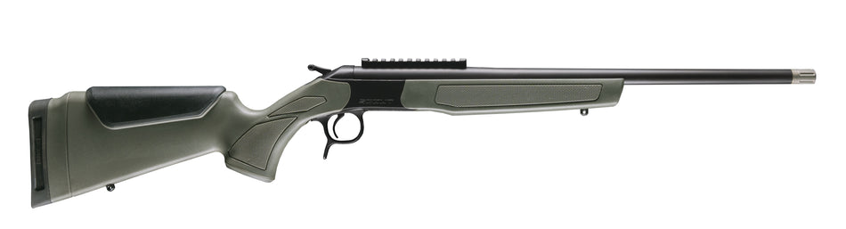 CVA CR4919 Scout Spur 28 Gauge 1rd Blued Steel Receiver Picatinny Rail Receiver OD Green Synthetic Stock