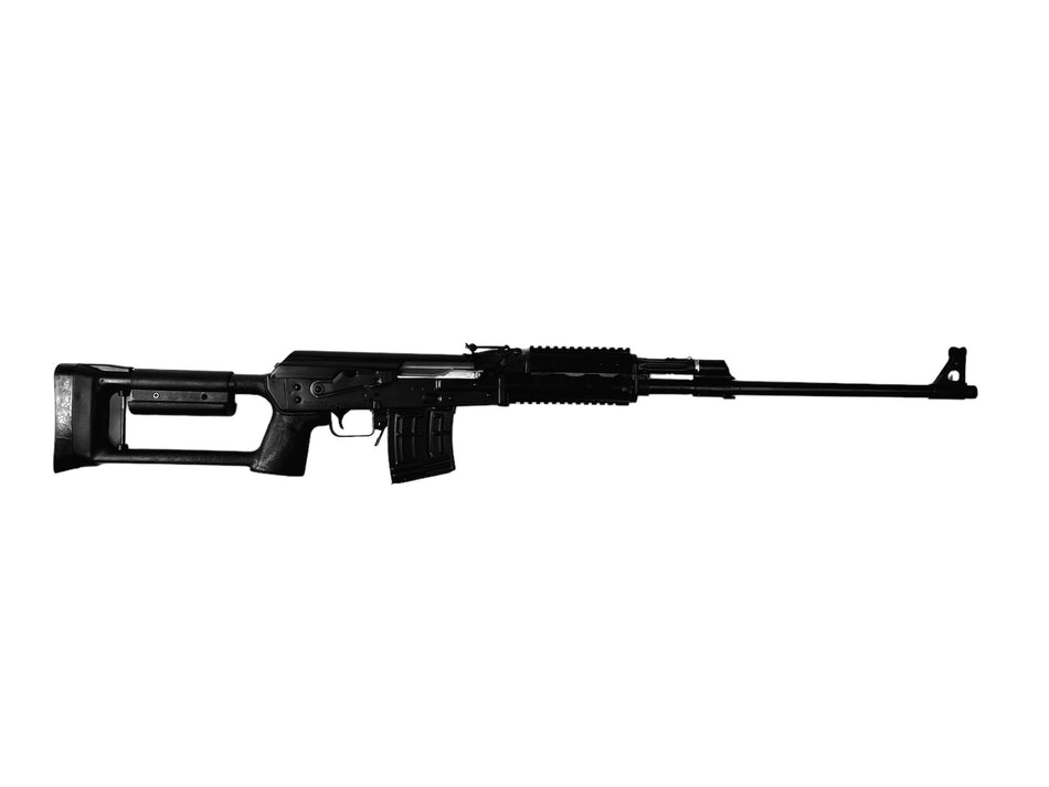 Zastava Arms Usa SR91762OR M91 7.62x54mmR 10+1 24" Black Nitride Threaded Barrel, Black Anodized Steel Receiver w/Picatinny Rail, Black Synthetic Adjustable Stock