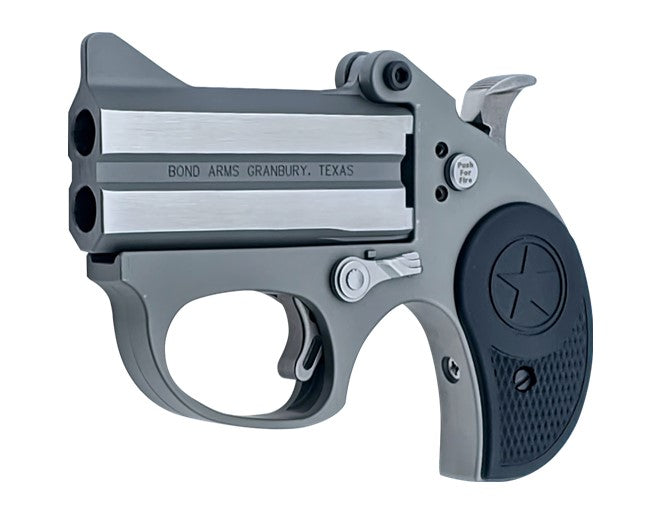 Bond Arms BASRS Stinger 380 ACP 2rd 2.5" Matte Stainless Barrel, Anodized Frame, Blade Front/Fixed Rear Sights, Black Rubber Grip, Manual Safety
