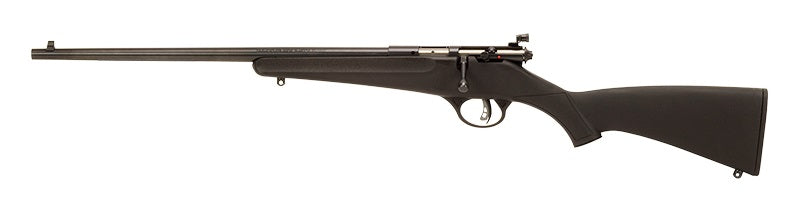 Savage Arms 13843 Rascal Youth 22 LR 1rd 16.13" Matte Black Sporter Barrel, Matte Black Carbon Steel Receiver, Black Fixed Synthetic Stock, Left Hand